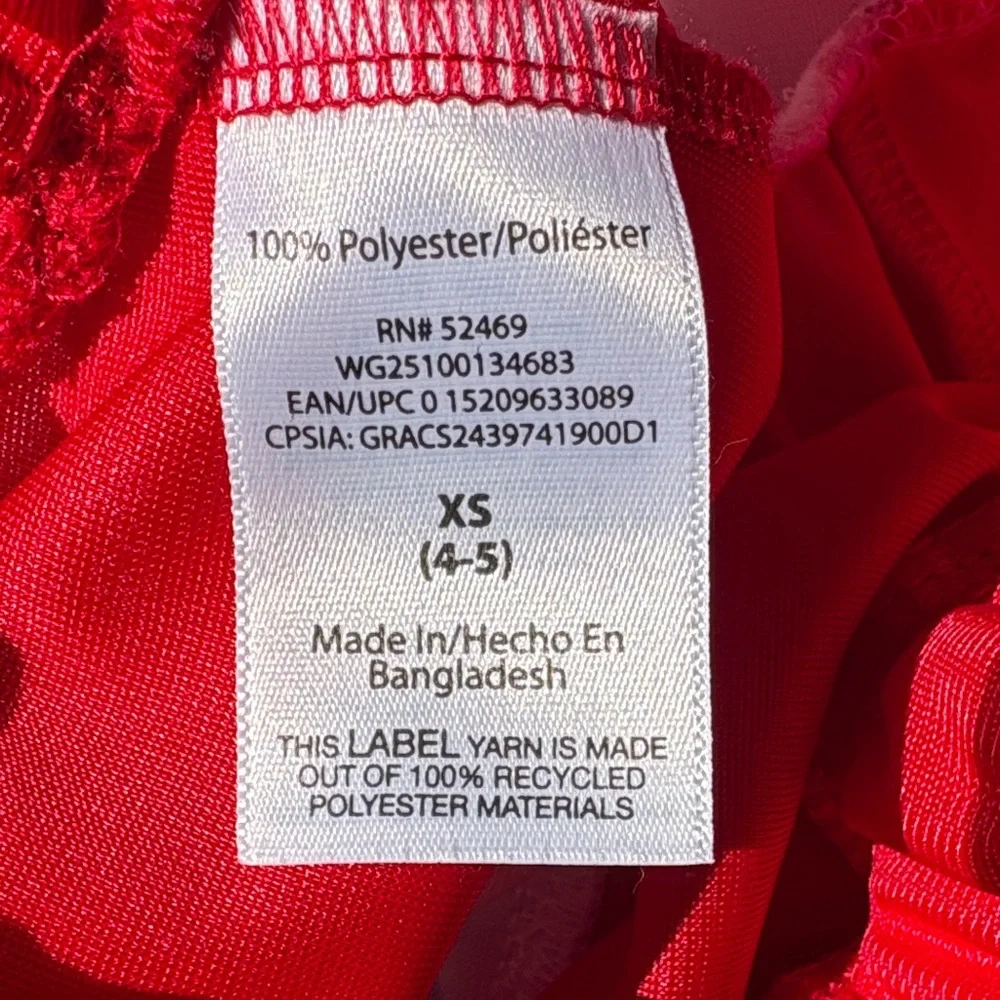 Kids Red White Blue Party Skirt - Picture 2 of 5